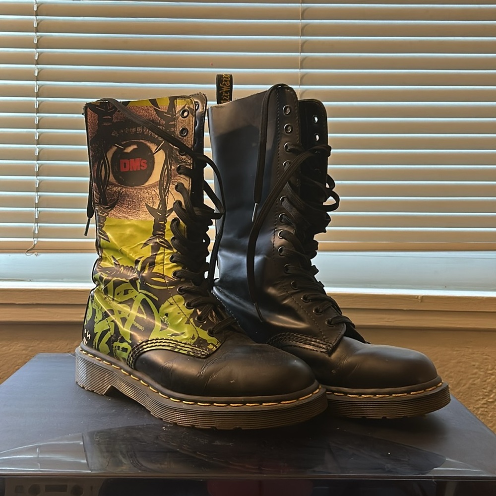 Vintage Doc Martens Red Eye and Barbwire